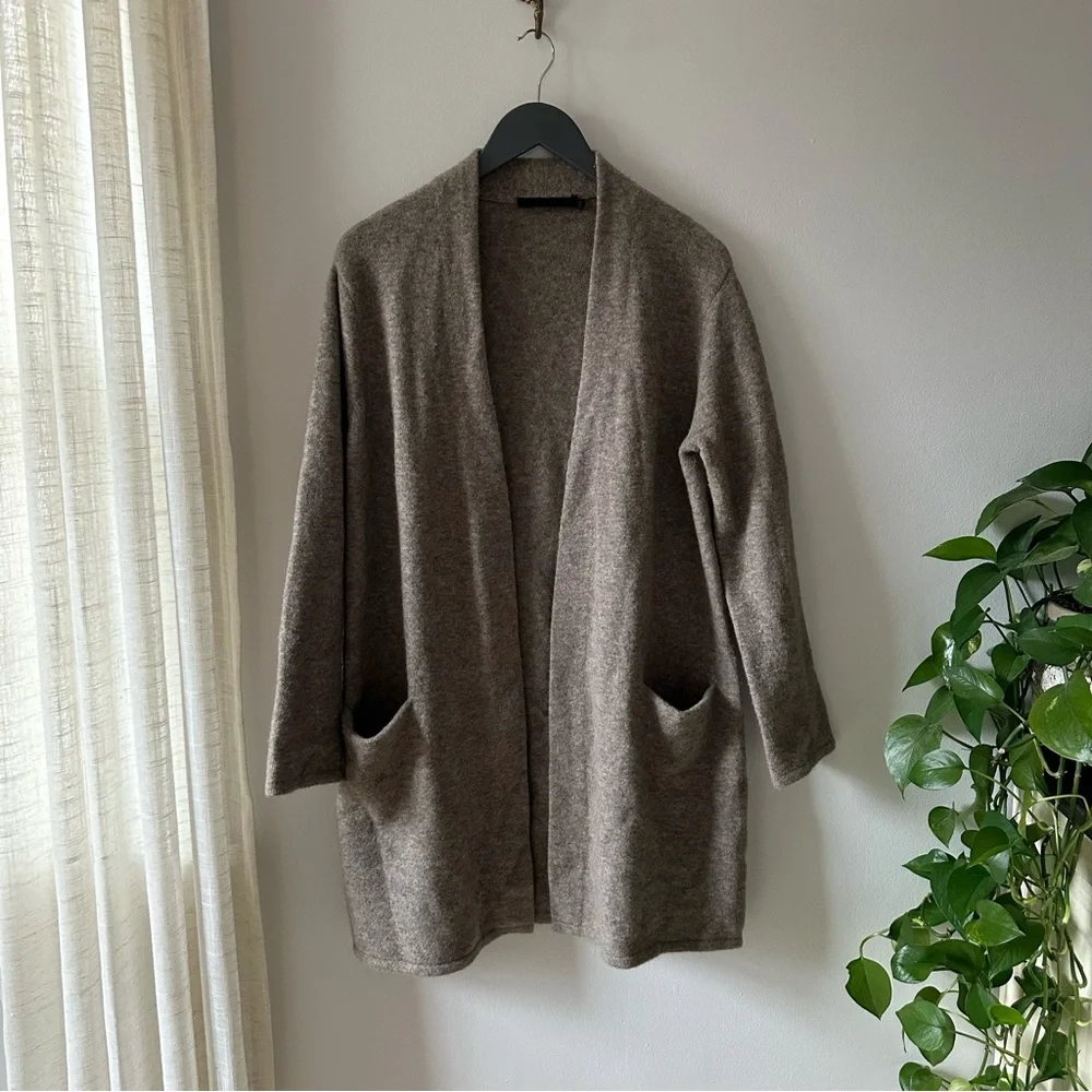 JENNI KAYNE Sweater Coat Oatmeal - Picture 2 of 5